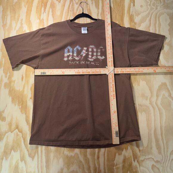 Vintage Y2K AC/DC tour rock band back in black 2000s t-shirt - Picture 4 of 4